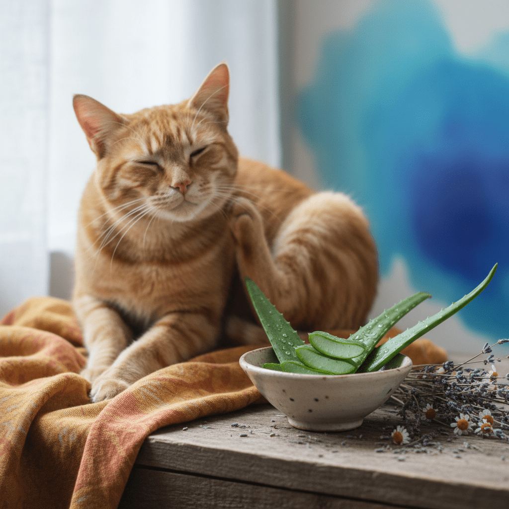 how can i soothe my cats itchy skin