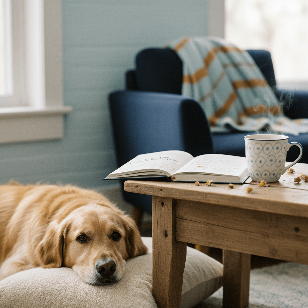 dog whimpering for attention