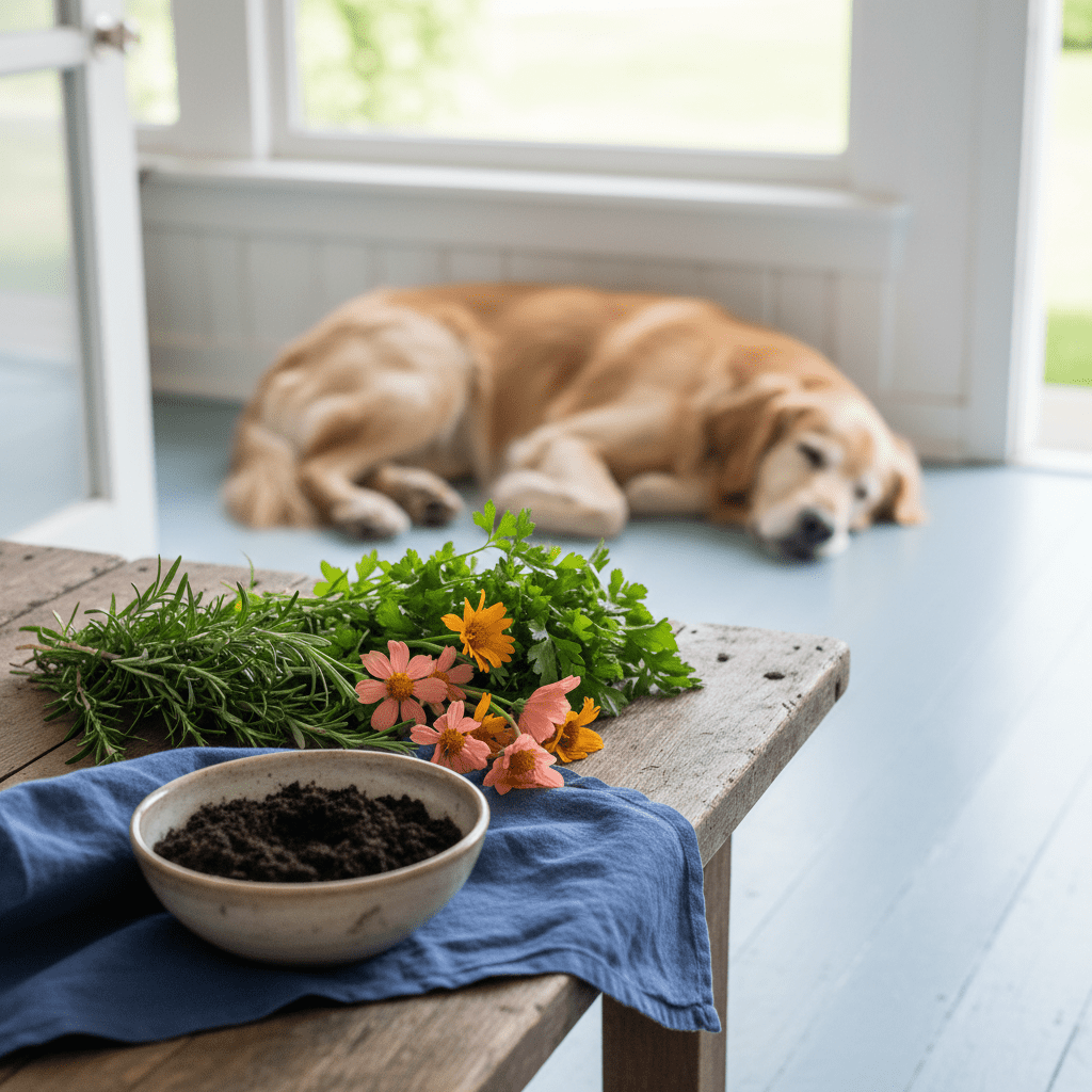 green for dog