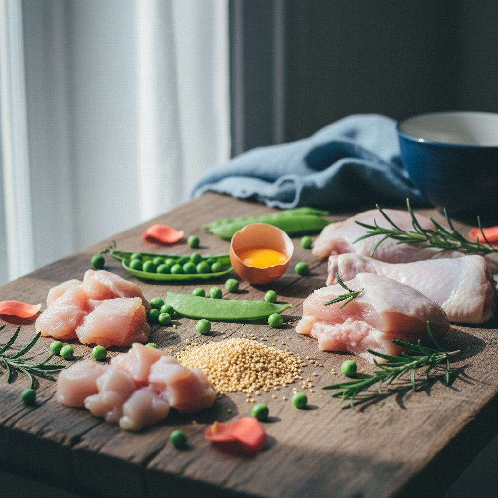 cat food crude protein