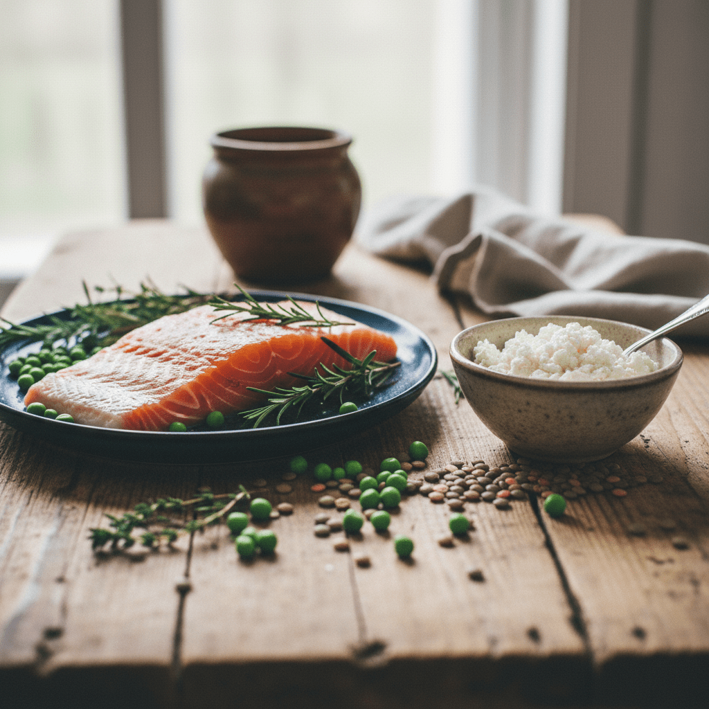 canned cat food high in protein