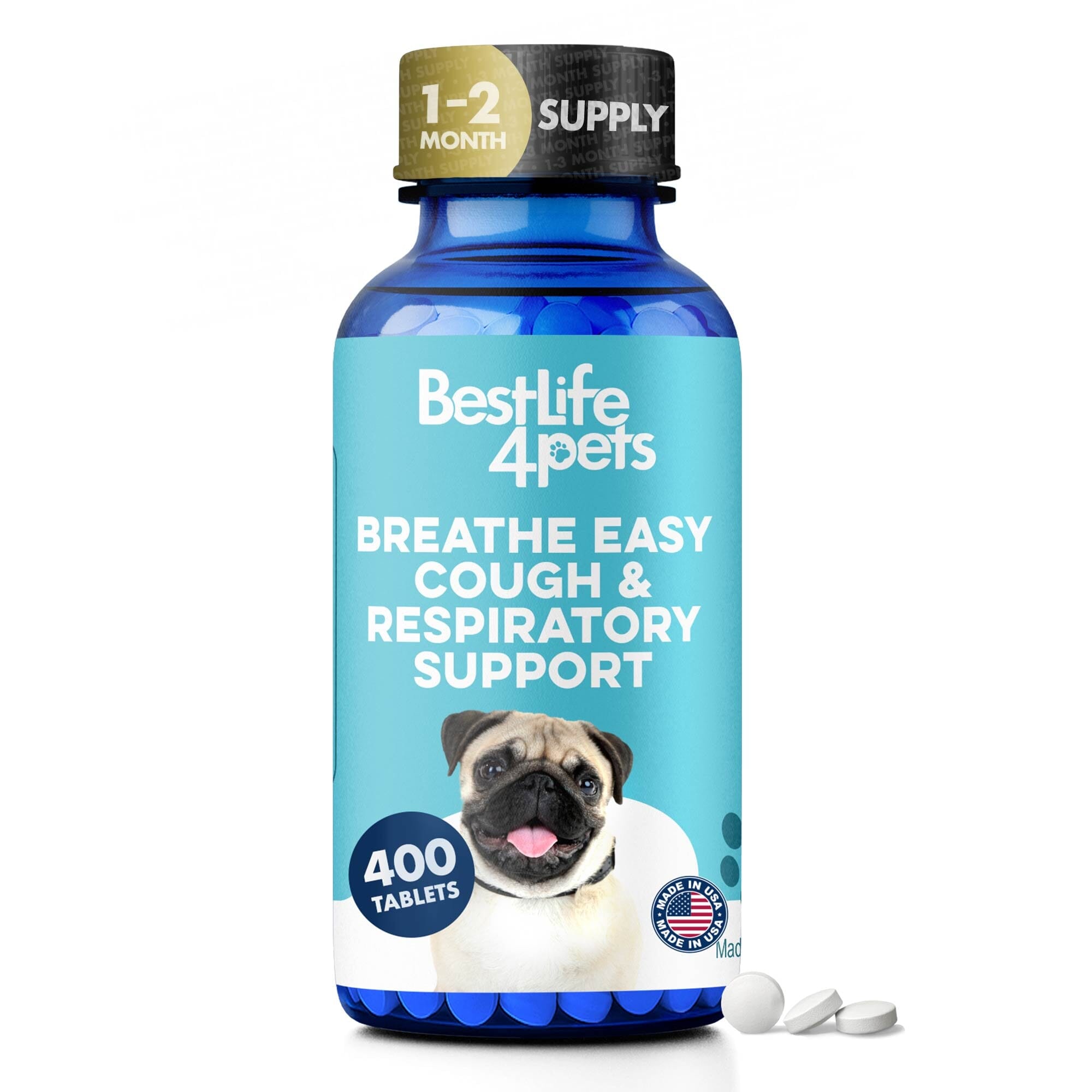 Dog Kennel Cough & Respiratory Support Remedy BestLife4Pets