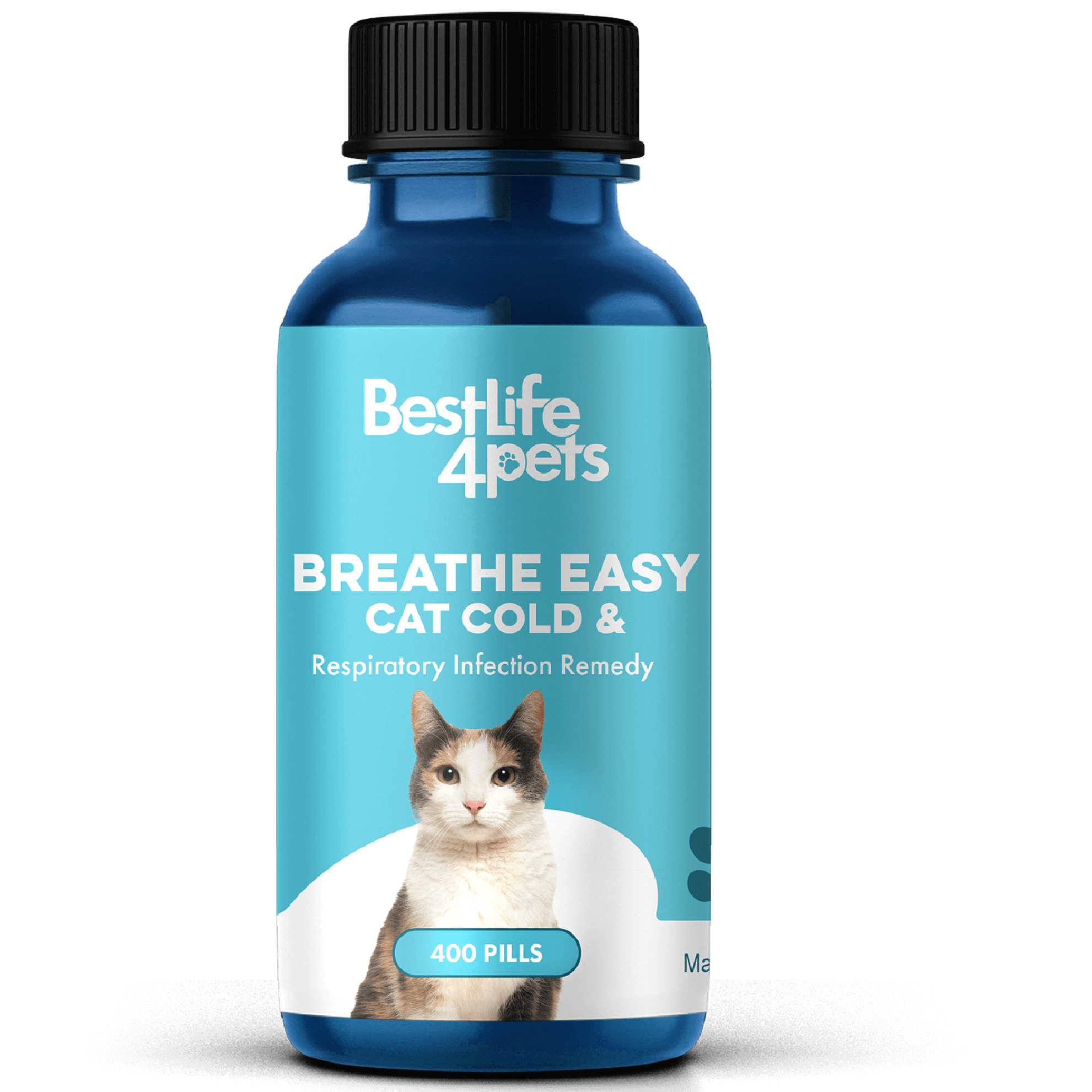 Breathe Easy for Cats - Respiratory Support for Asthma, Cat Cold and Sneezing BestLife4Pets