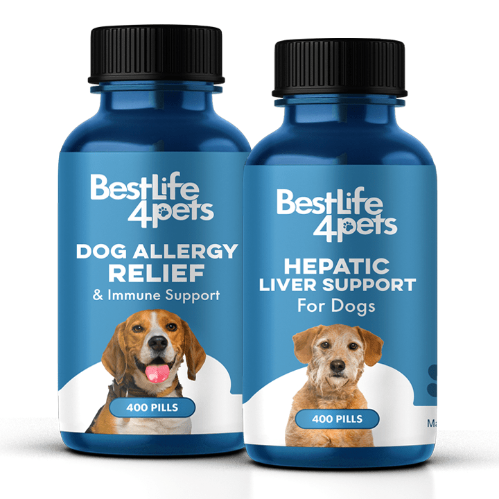 Dog Liver Health & Detox Bundle (Jaundice, Weight Loss, Increased Thirst) BestLife4Pets