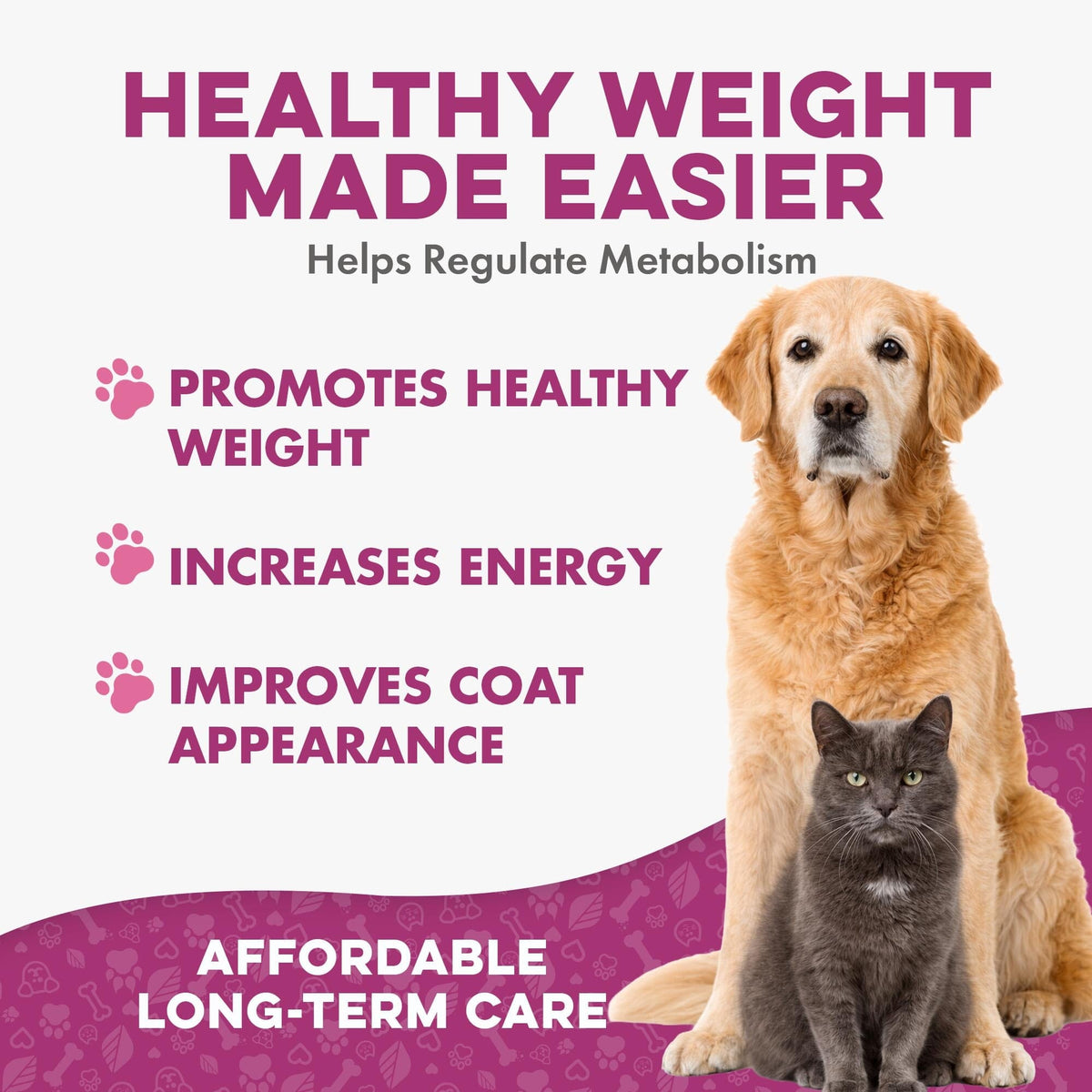 Dog & Cat Weight Loss & Hypothyroid Support Remedy BestLife4Pets
