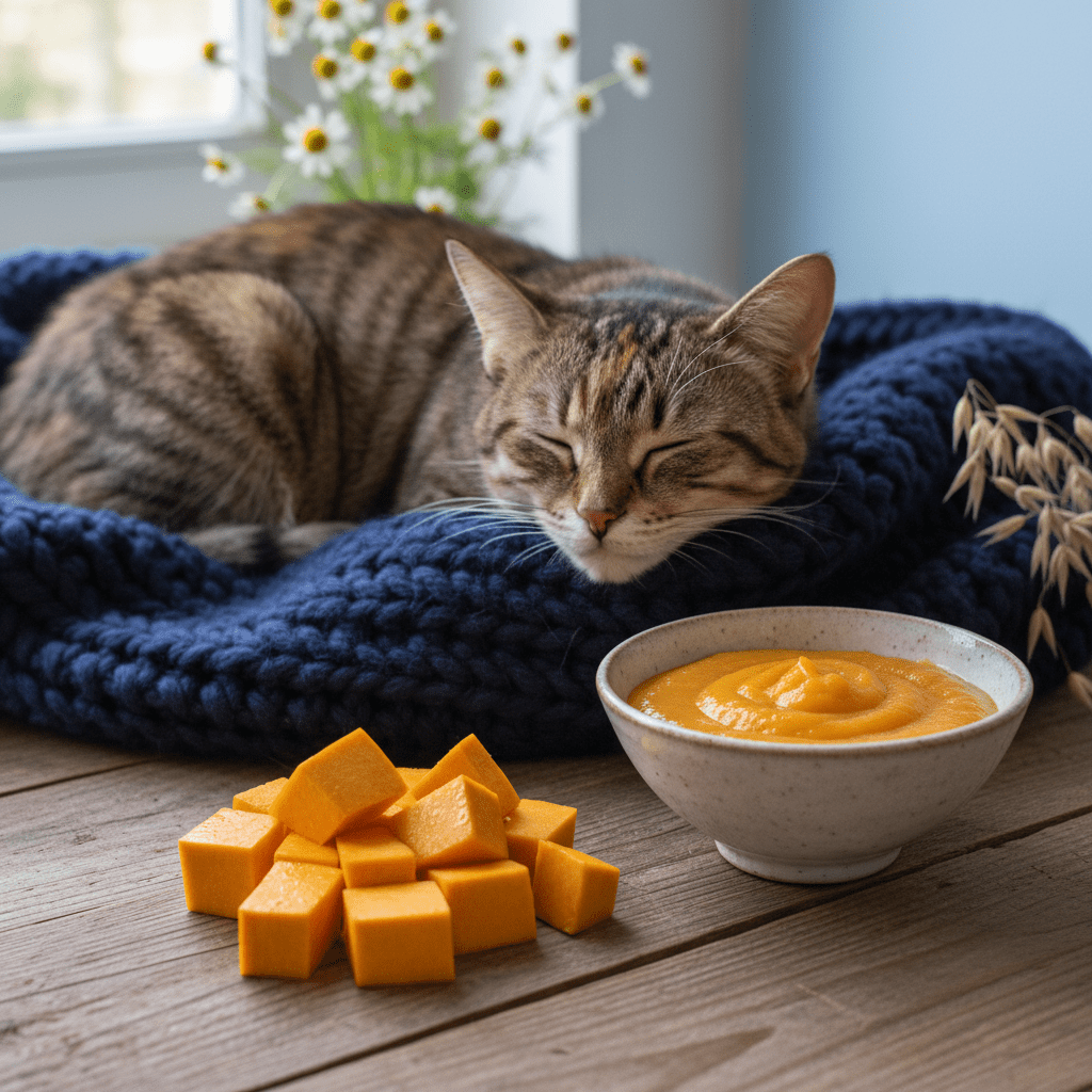 pumpkin for cat diarrhea