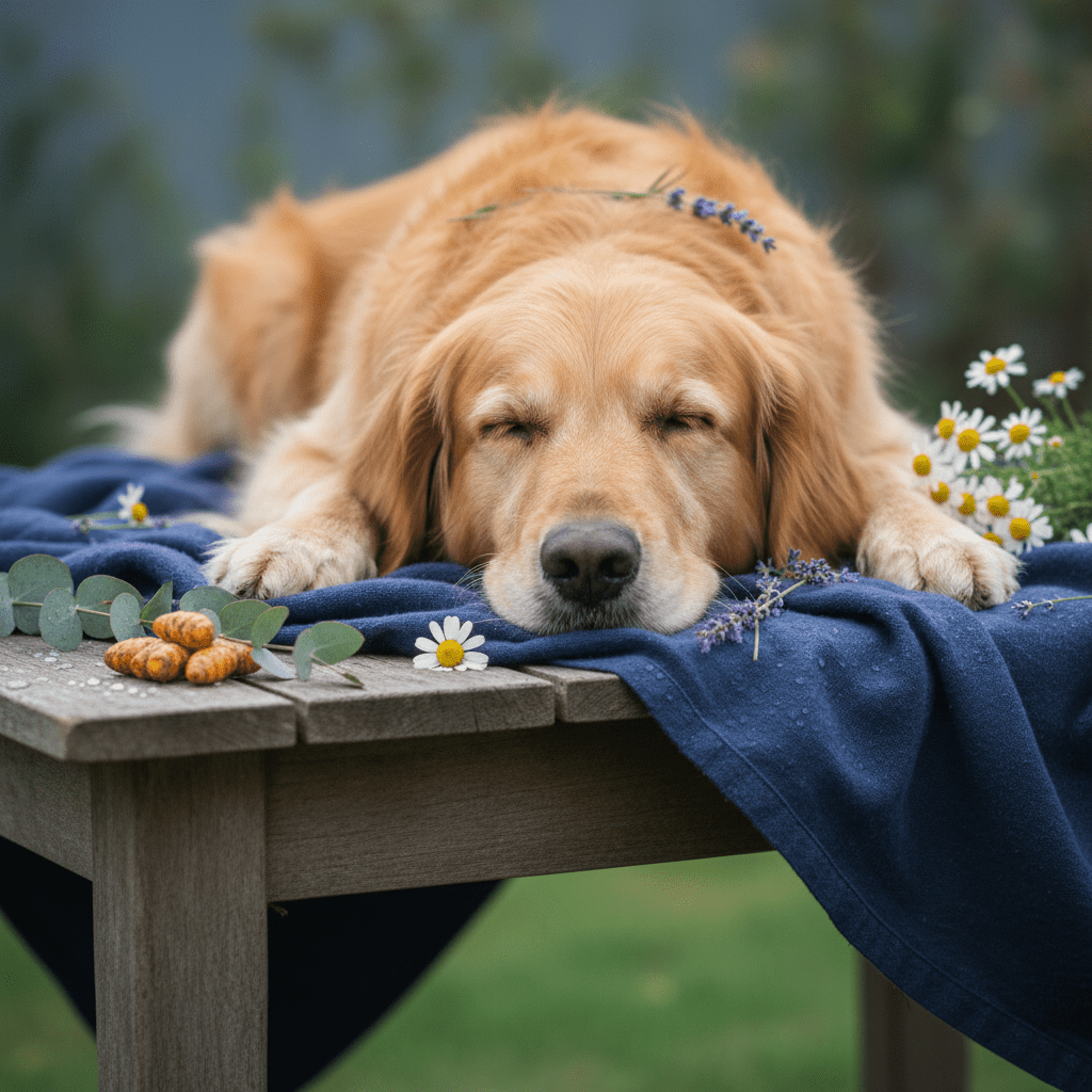 lower cortisol in dogs