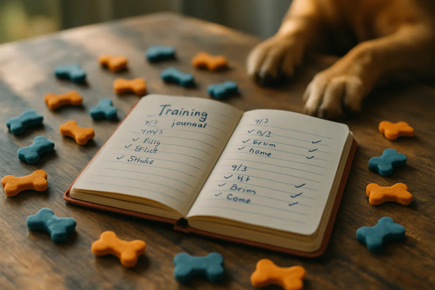 training dogs with treats