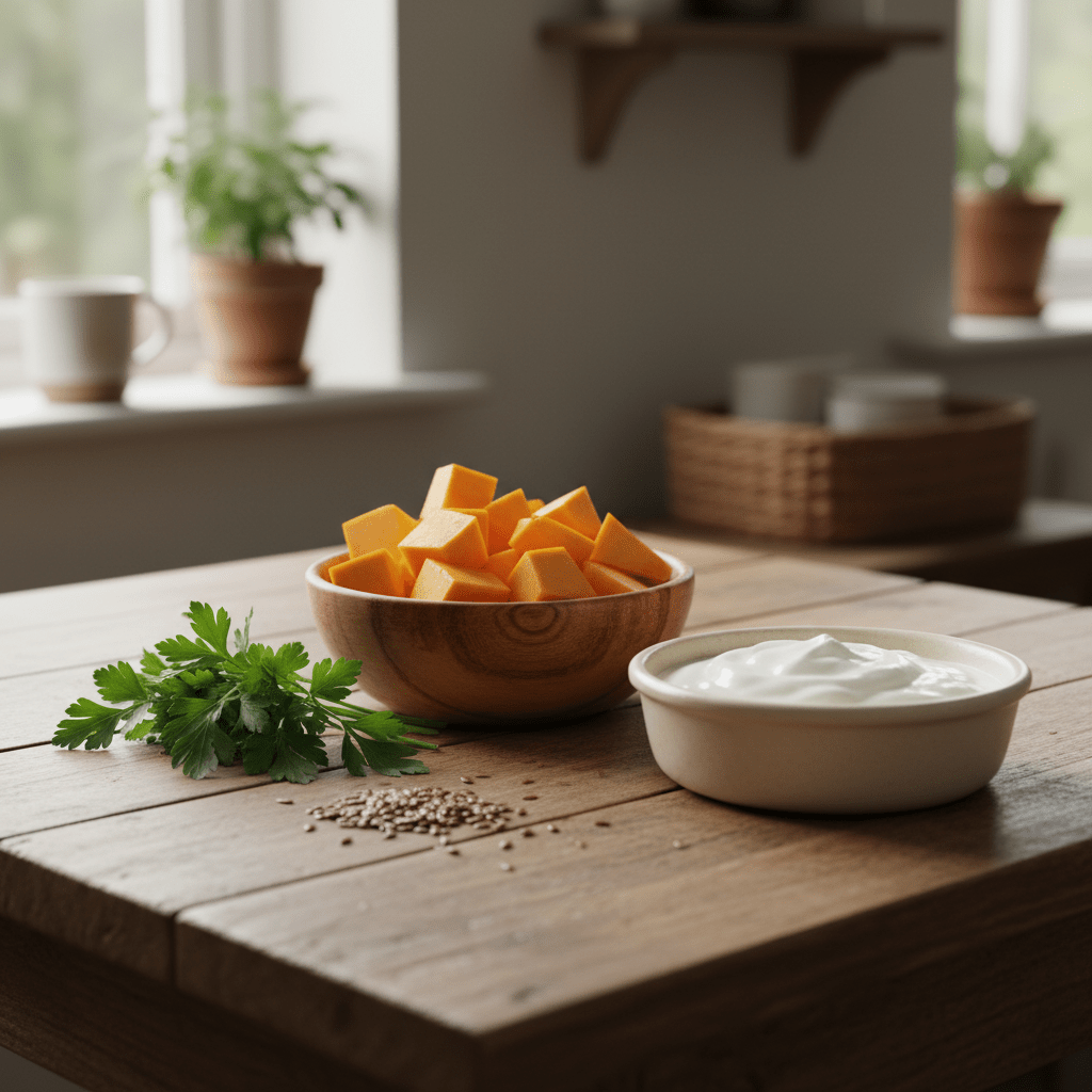 homemade food to help dog express glands