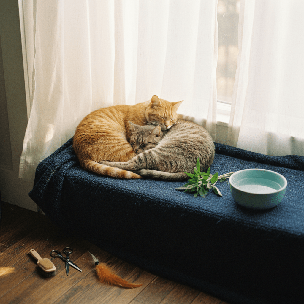 bonded cats