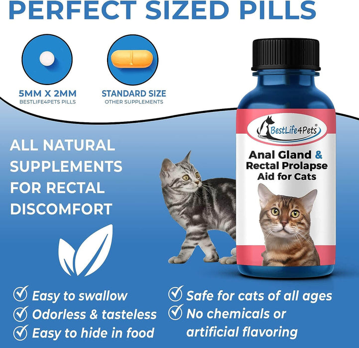 Cat Anal Gland Supplement & Prolapse Remedy BestLife4Pets 