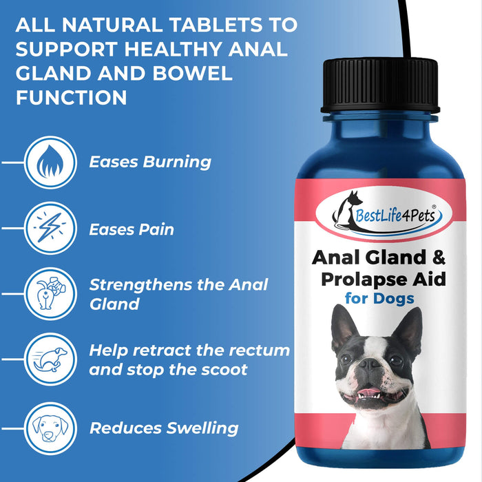 Dog Anal Gland Supplement & Prolapse Remedy