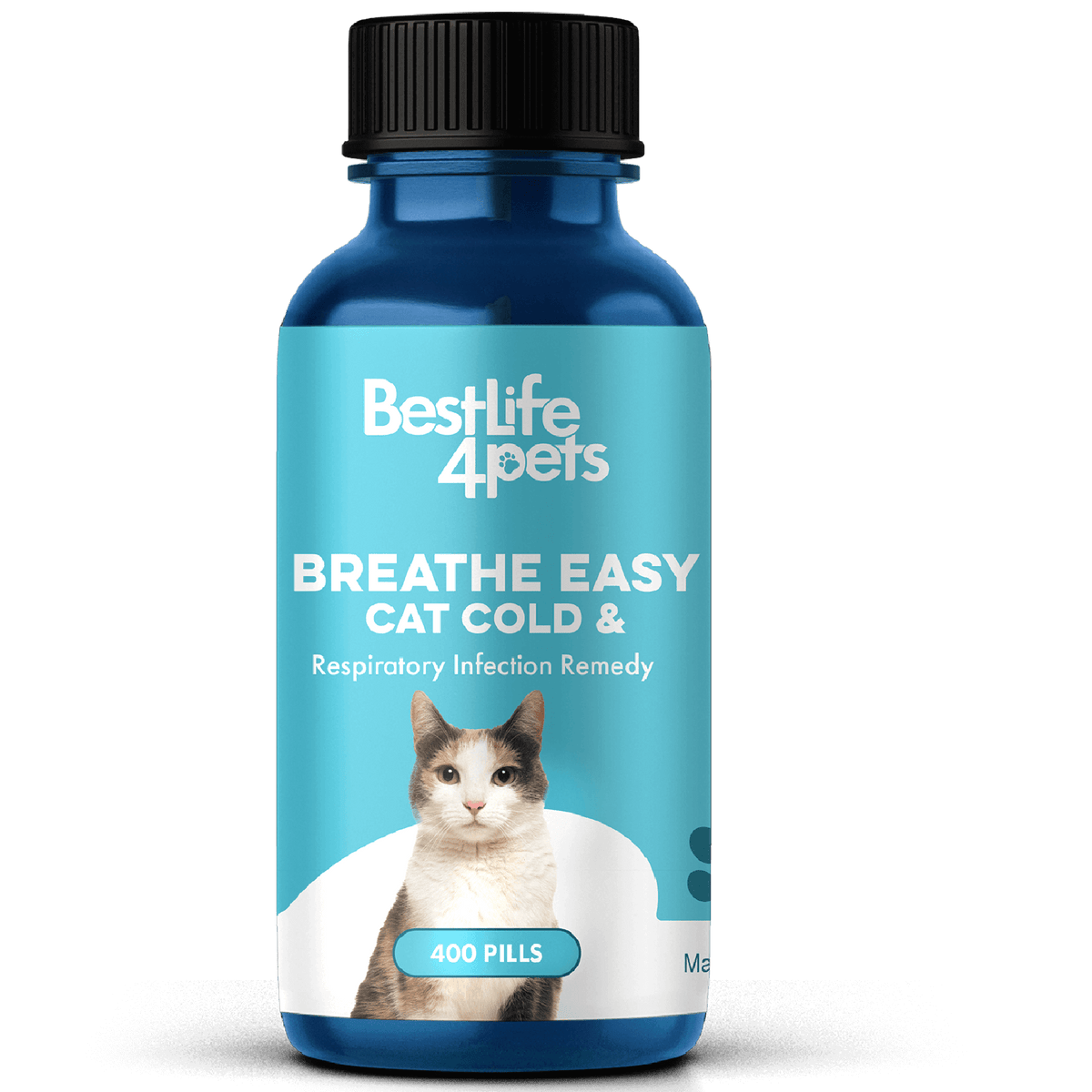 Breathe Easy for Cats - Respiratory Support for Asthma, Cat Cold and Sneezing BestLife4Pets