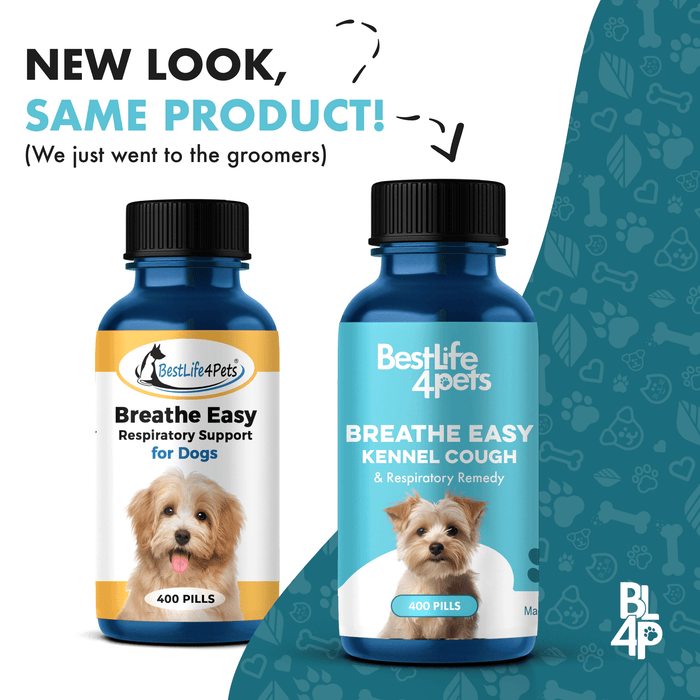 Breathe Easy for Dogs - Kennel Cough & Respiratory Support Remedy BestLife4Pets 