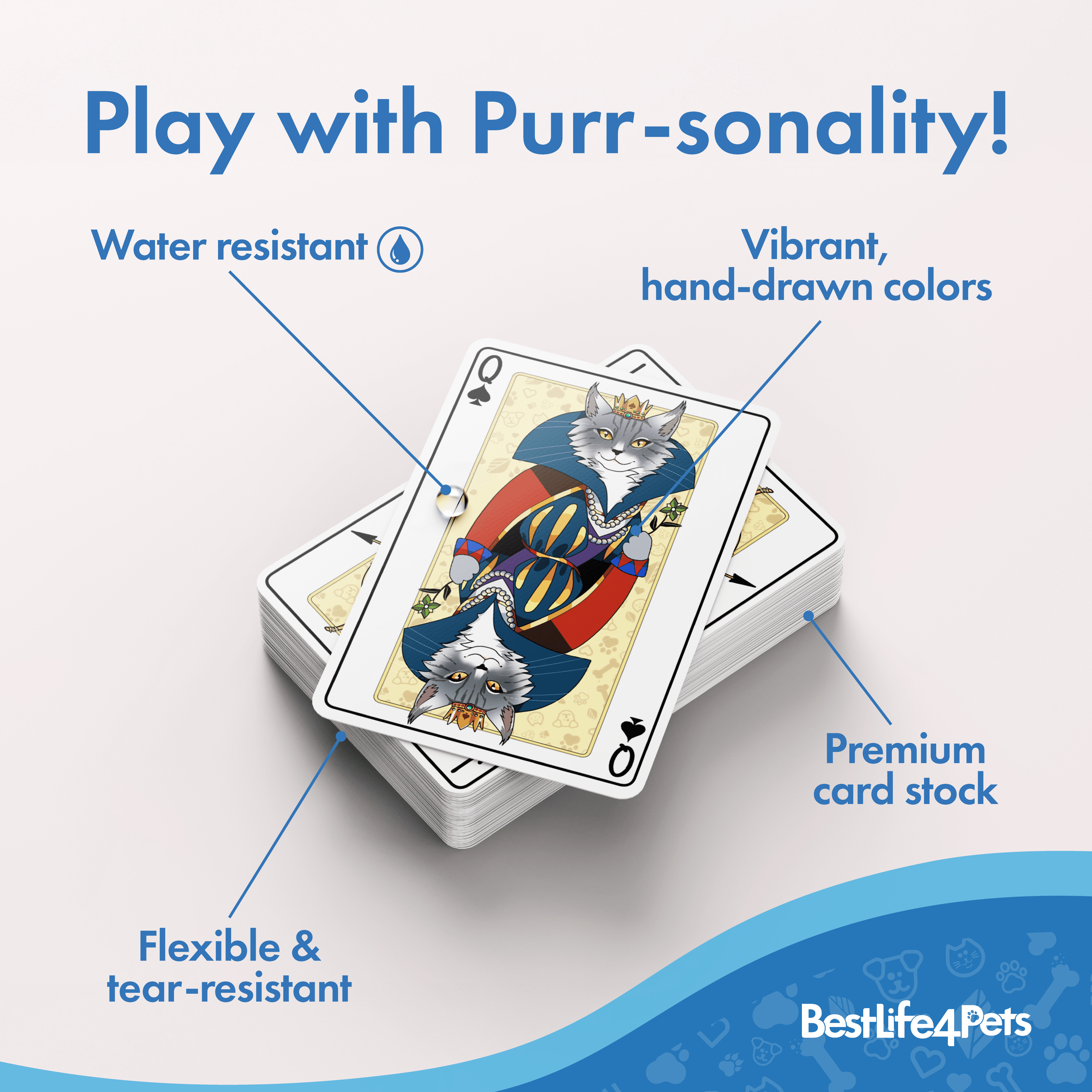 Cat Playing Cards – A Fun Gift for Cat Lovers BestLife4Pets 