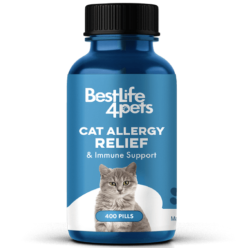 Natural Cat Allergy & Immunity Support Supplement BestLife4Pets 