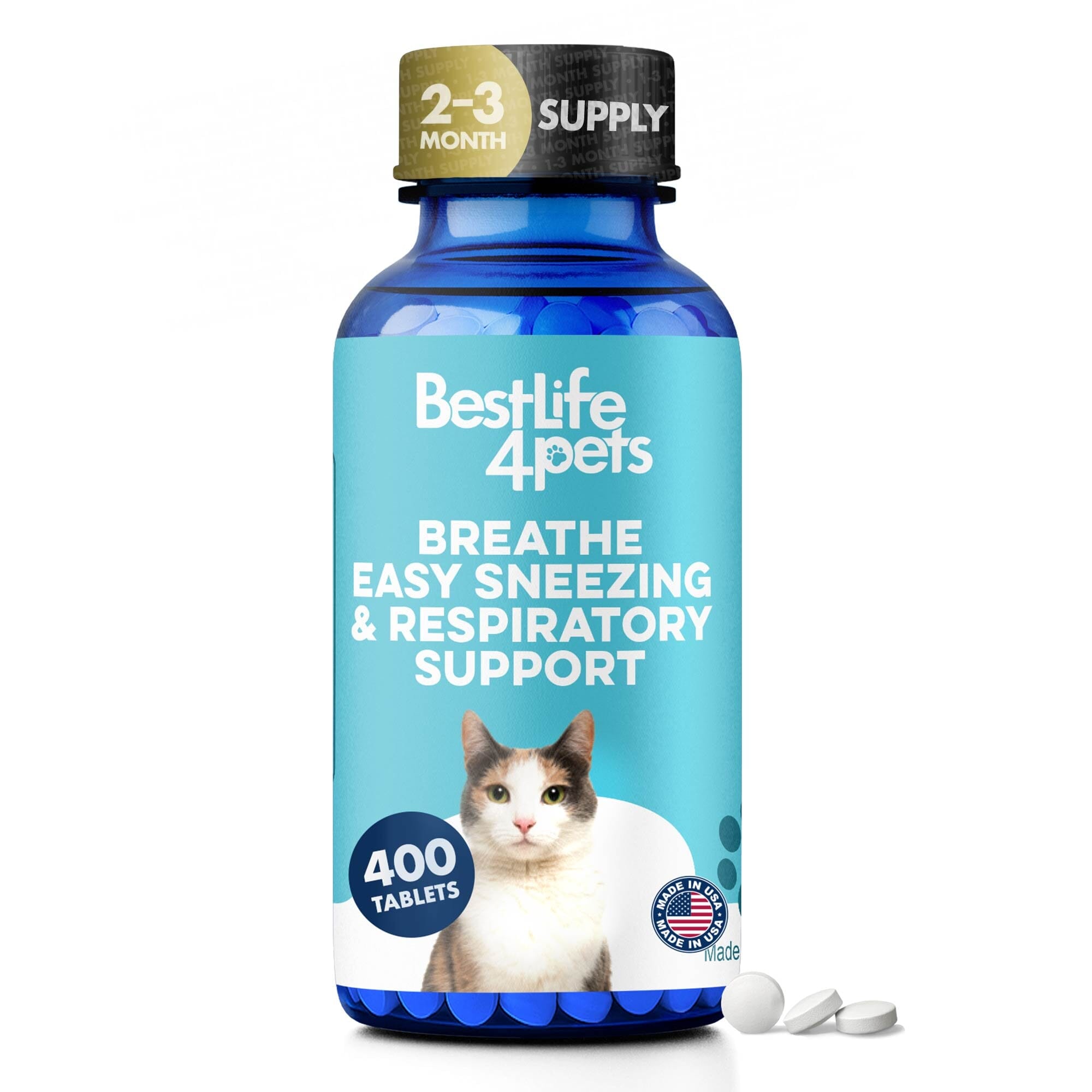 Cat Cold, Sneezing & Respiratory Support Remedy BestLife4Pets 