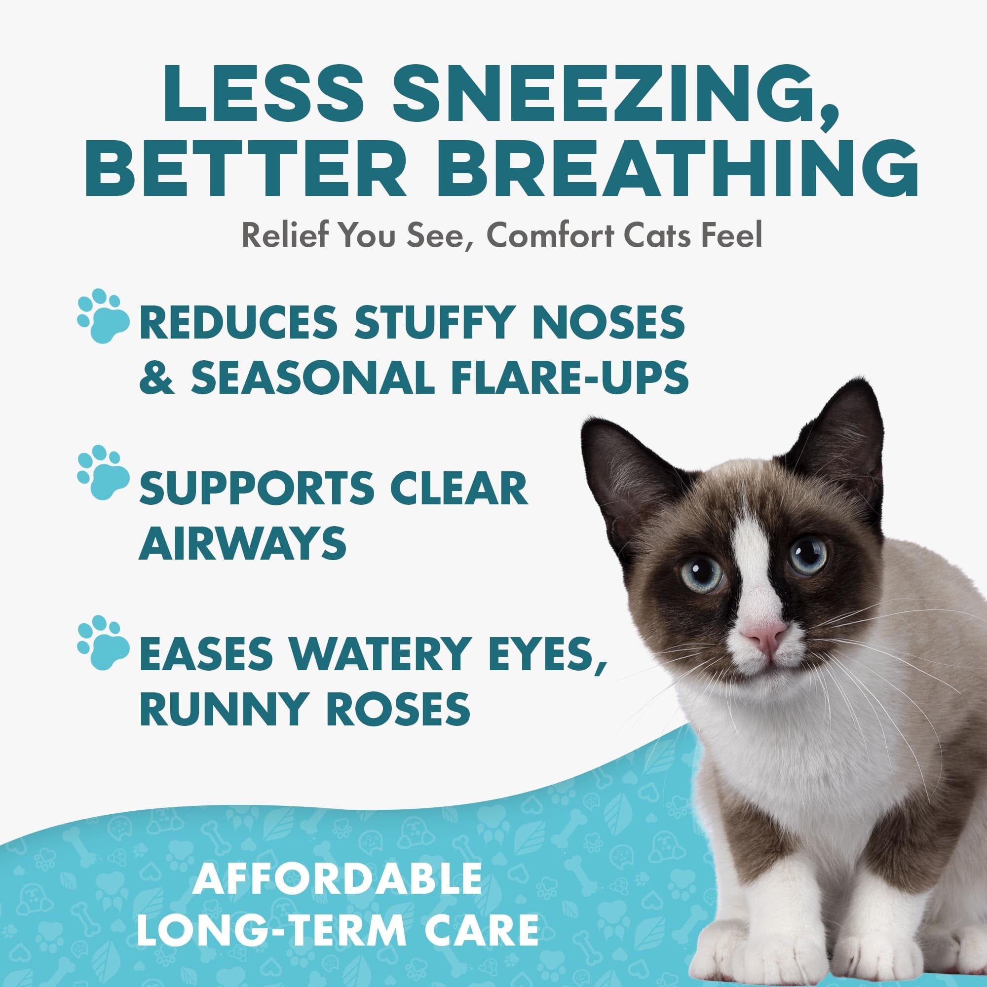 Cat Cold, Sneezing & Respiratory Support Remedy BestLife4Pets 