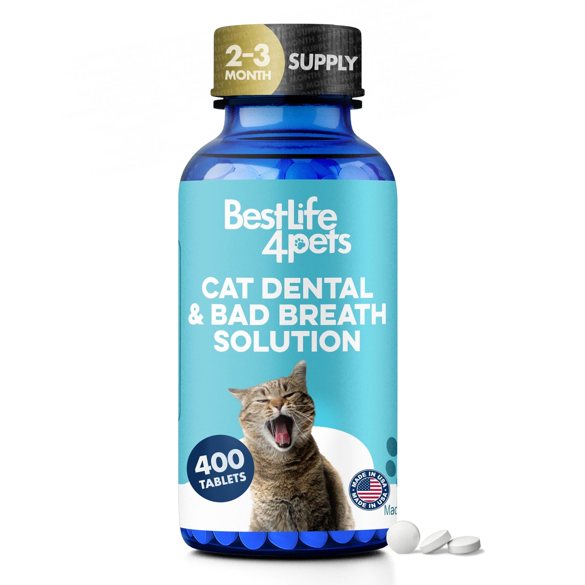 Cat Dental Care & Bad Breath Remedy BestLife4Pets 