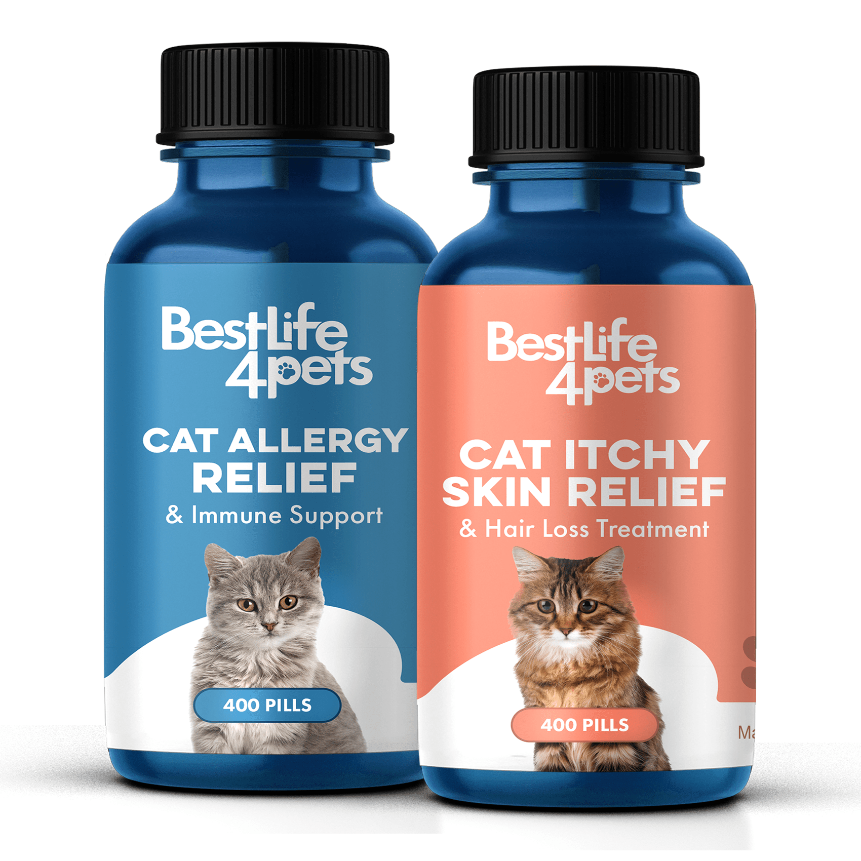 Cat Skin & Allergy Bundle (Itchy Skin, Shedding, Dandruff)