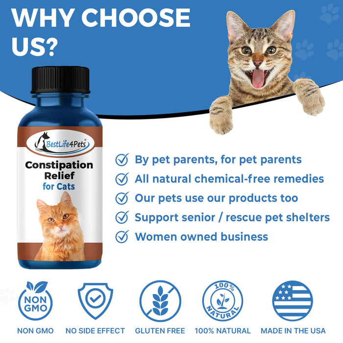 Natural Cat Laxative & Constipation Treatment