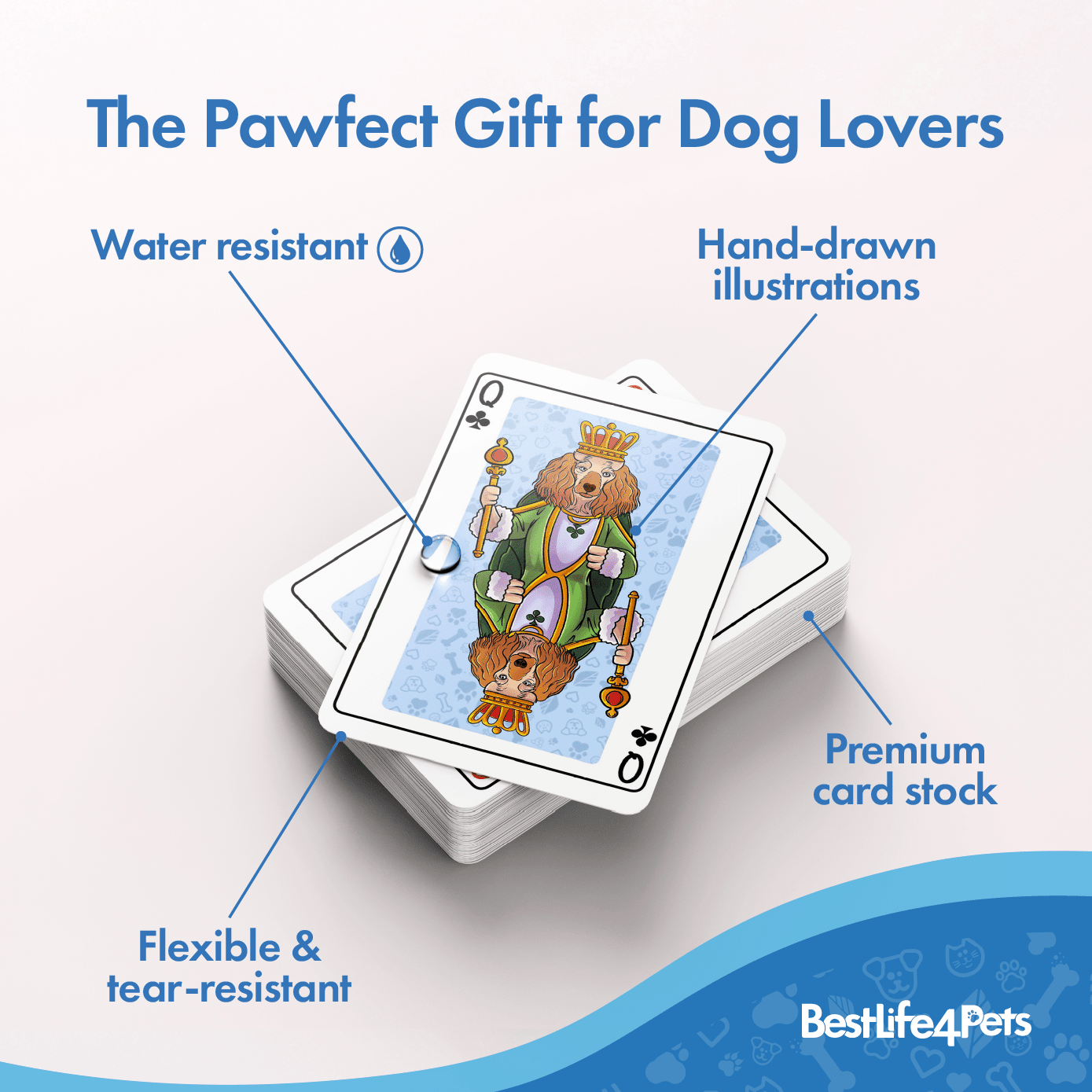 Dog Playing Cards – A Fun Gift for Dog Lovers BestLife4Pets 