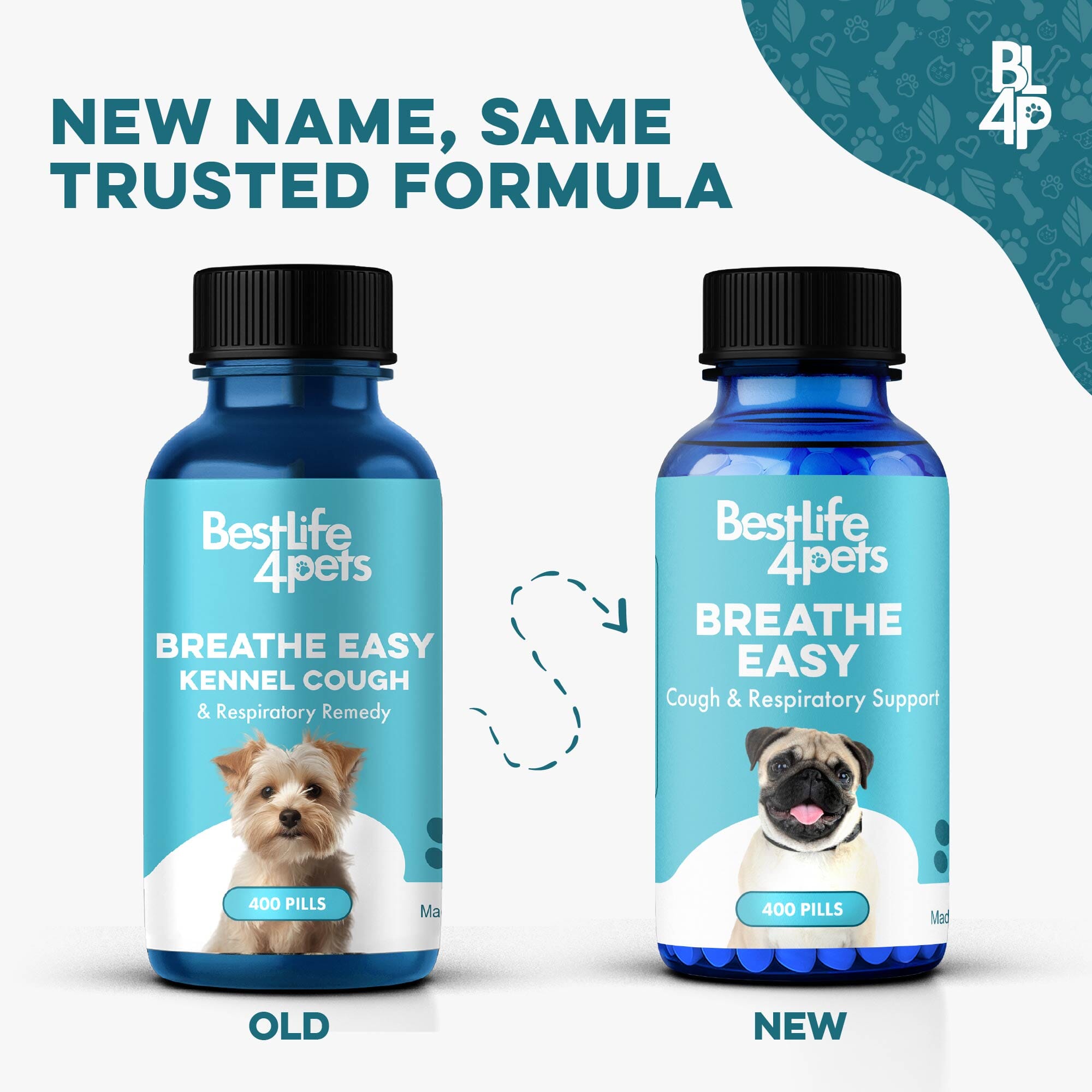 Dog Kennel Cough & Respiratory Support Remedy BestLife4Pets 