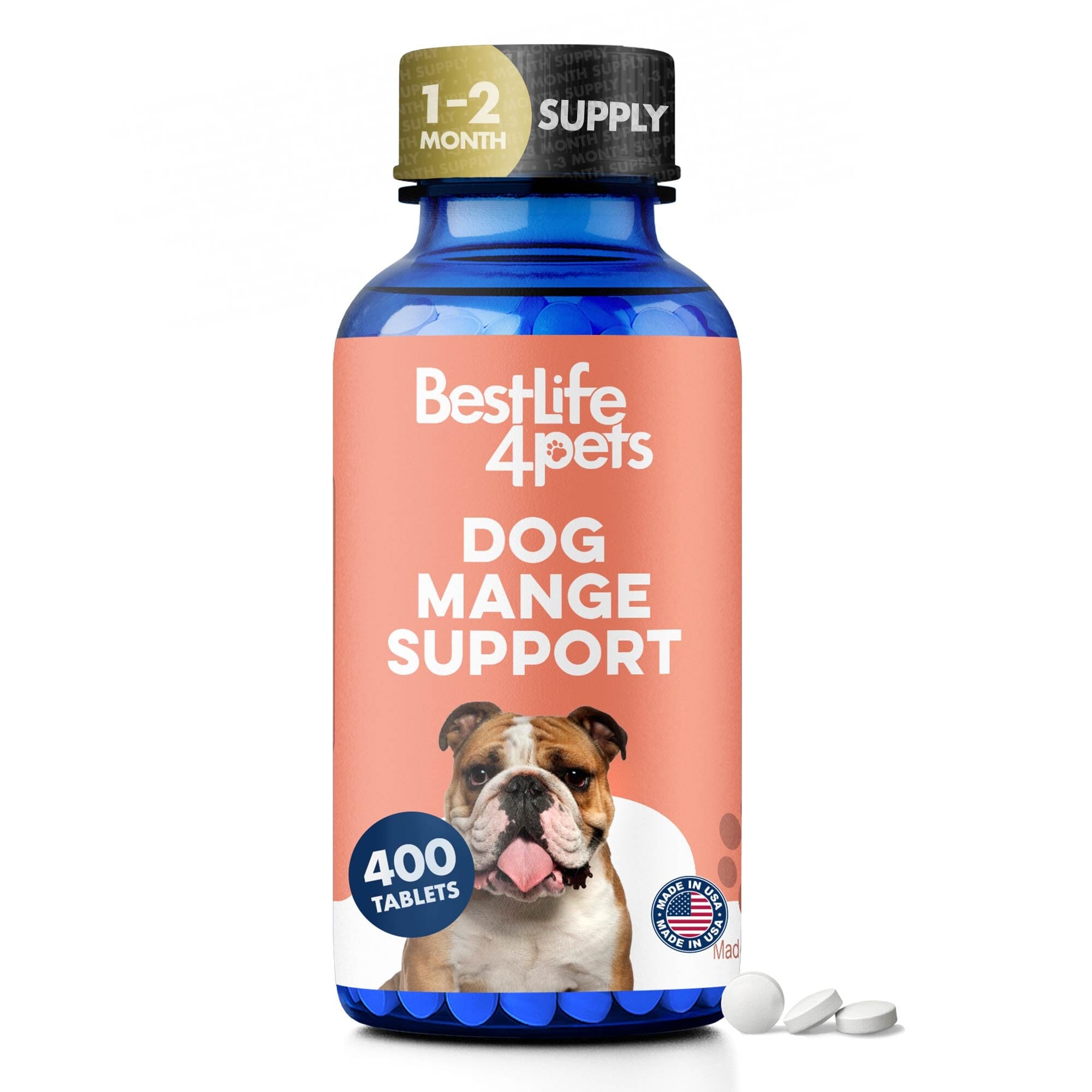 Dog Mange Remedy for Demodectic & Sarcoptic Mange & Ear Mites BestLife4Pets 