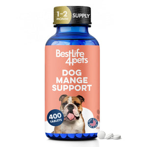 Dog Mange Remedy for Demodectic & Sarcoptic Mange & Ear Mites BestLife4Pets 