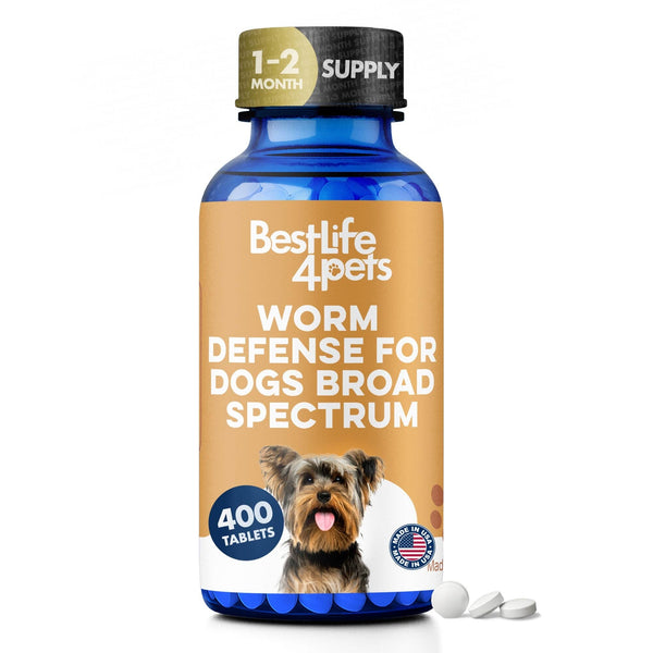 Dog Dewormer Treatment - Broad Spectrum Canine Wormer BestLife4Pets 