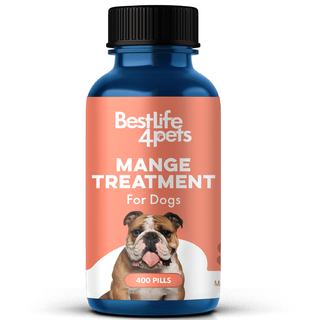 Dog Mange Treatment - Relief for Demodectic and Sarcoptic Mange (Scabies) BestLife4Pets 
