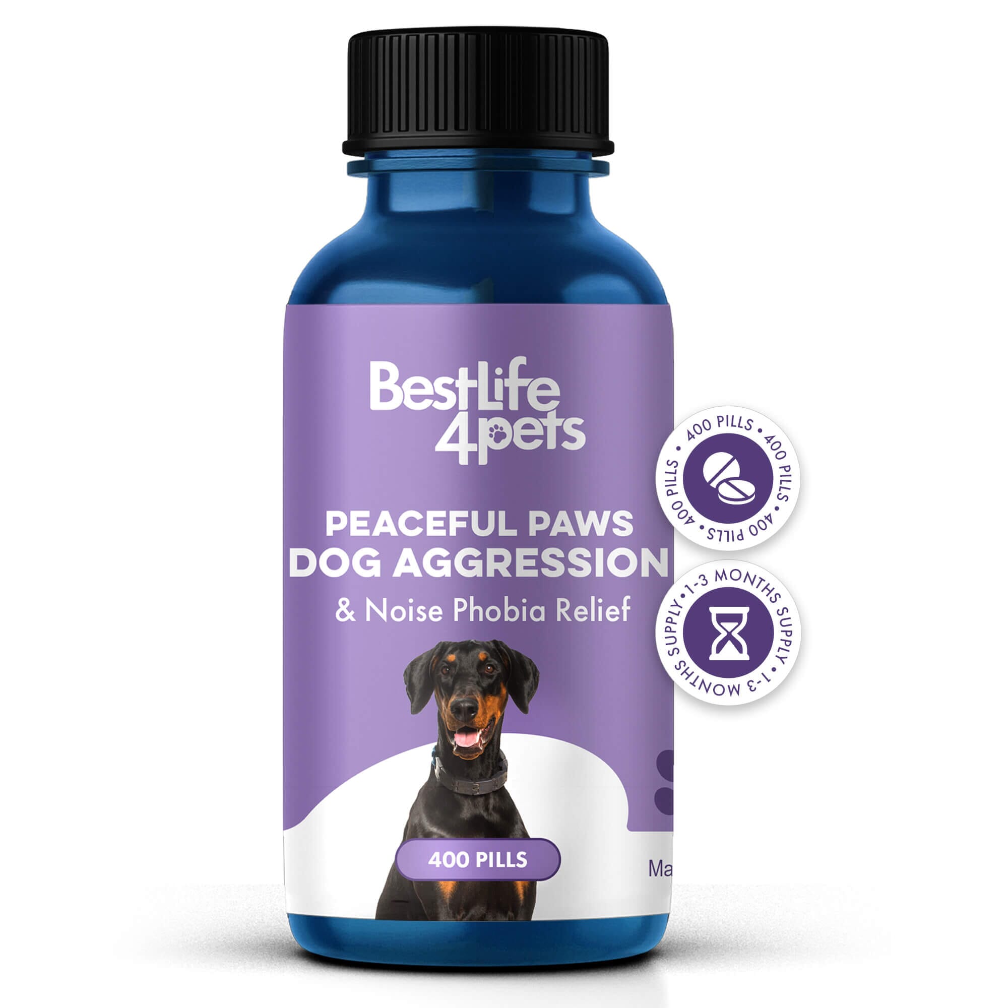 Peaceful Paws Dog Aggression Management and Noise Phobia Remedy BestLife4Pets 