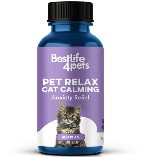 Pet Relax Anxiety and Stress Relief for Cats BestLife4Pets 