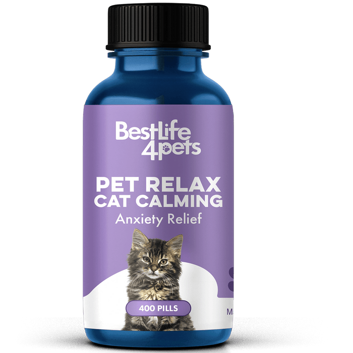 Pet Relax Anxiety and Stress Relief for Cats BestLife4Pets 