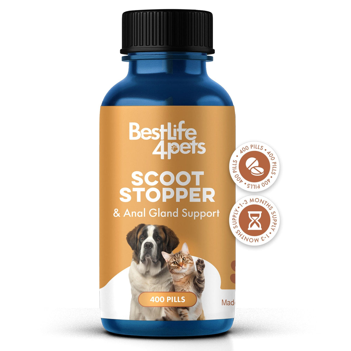 Canine Digestive Support Natural Dog Constipation Relief - Bacon ...