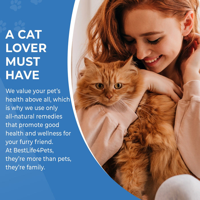 Mange Treatment for Cats - Treats Feline Sarcoptic & Demodectic Mange, Scabies & Ear Mites BestLife4Pets 